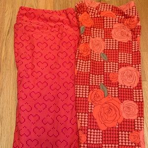 LuLaRoe Valentine Leggings TC2
